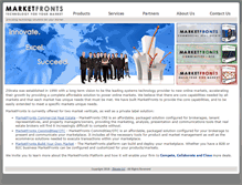 Tablet Screenshot of marketfronts.com